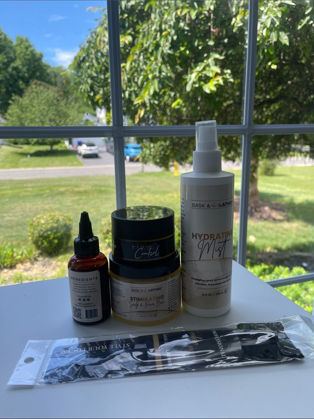 Bask & lather hair care bundle